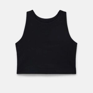 Girlfriend Collective Black Dylan Tank Bra Large